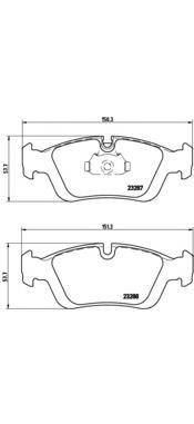 Pastillas de freno P06024 Brembo