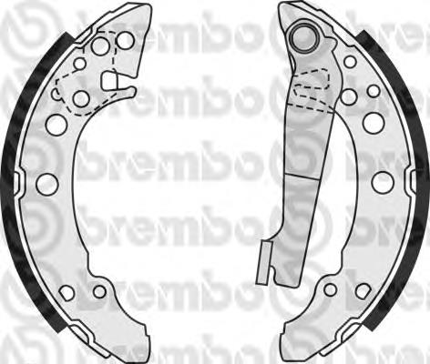 Zapatas de frenos de tambor traseras S85535 Brembo