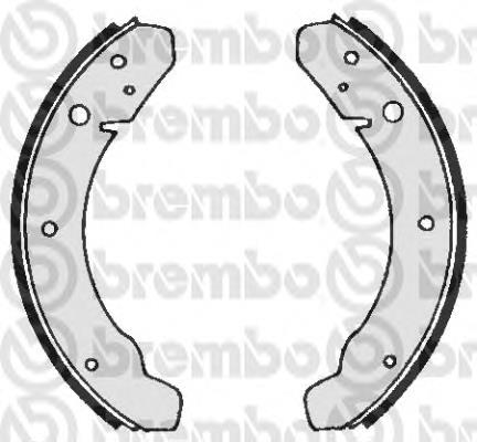 Zapatas de frenos de tambor traseras S85501 Brembo