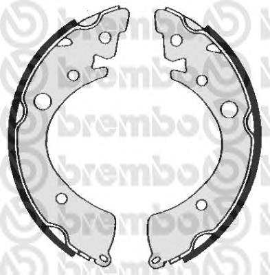 Zapatas de frenos de tambor traseras S28504 Brembo