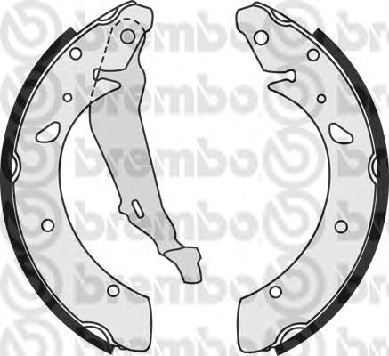 S28508 Brembo zapatas de frenos de tambor traseras