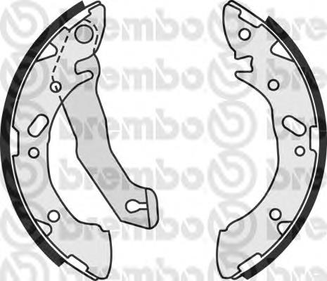 S 30 503 Brembo zapatas de frenos de tambor traseras