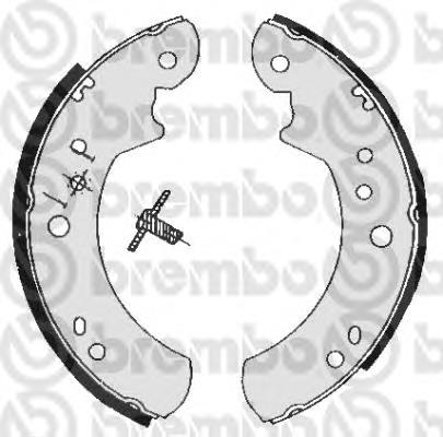 S24513 Brembo zapatas de frenos de tambor traseras