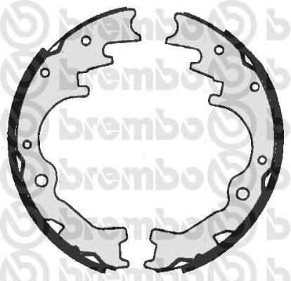 S 49 517 Brembo zapatas de frenos de tambor traseras