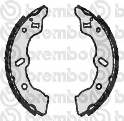 S49505 Brembo zapatas de frenos de tambor traseras