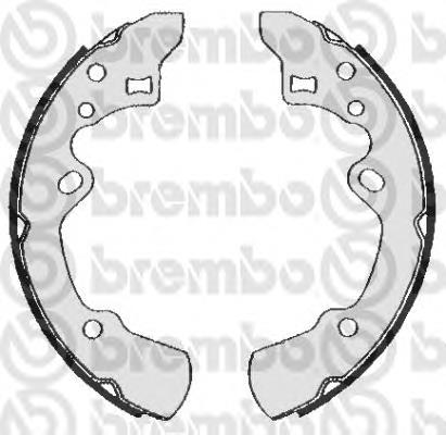 S49503 Brembo zapatas de frenos de tambor traseras