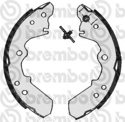 Zapatas de frenos de tambor traseras S34503 Brembo