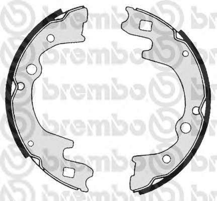 S30515 Brembo zapatas de frenos de tambor traseras