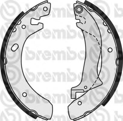 Zapatas de frenos de tambor traseras S44504 Brembo