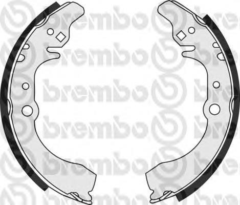 Zapatas de frenos de tambor traseras S16512 Brembo