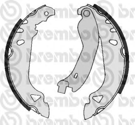 S 23 510 Brembo zapatas de frenos de tambor traseras