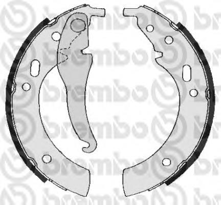 Zapatas de frenos de tambor traseras S06501 Brembo