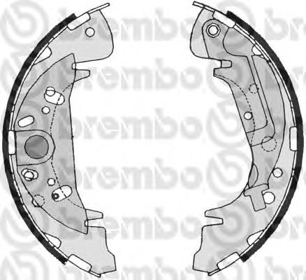 S 11 504 Brembo zapatas de freno de mano