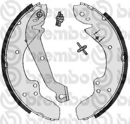 S23567 Brembo zapatas de frenos de tambor traseras