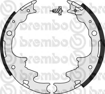 Zapatas de frenos de tambor traseras S23575 Brembo