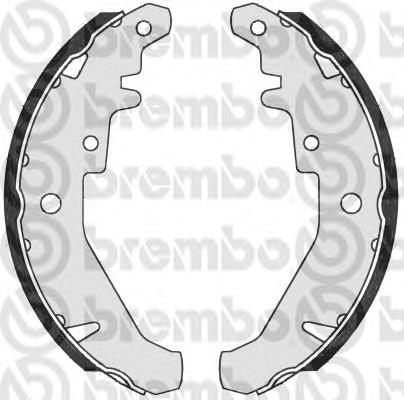 Zapatas de frenos de tambor traseras S23548 Brembo