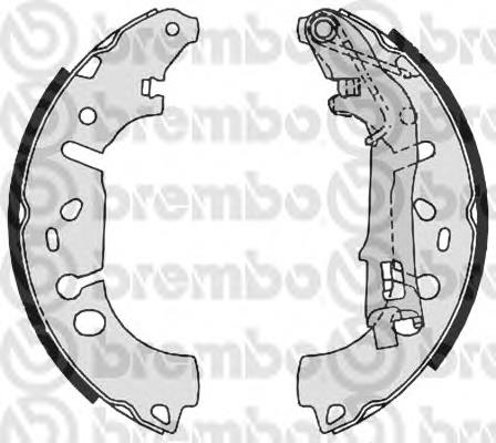 Zapatas de freno traseras Brembo S23531