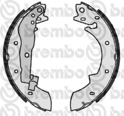 S68540 Brembo zapatas de frenos de tambor traseras