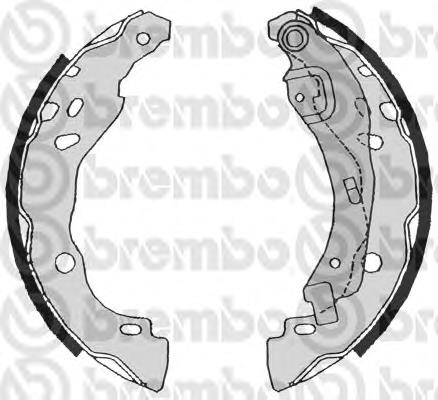 Zapatas de freno traseras Brembo S68525