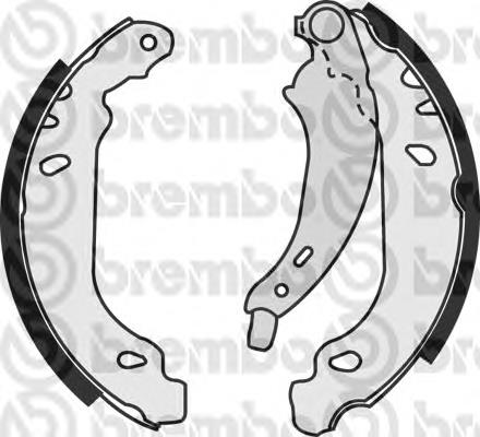 Zapatas de freno traseras Brembo S61525