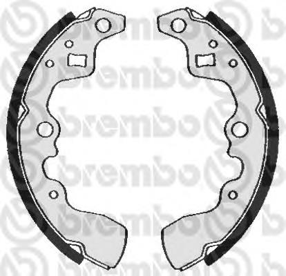 Zapatas de frenos de tambor traseras S79510 Brembo