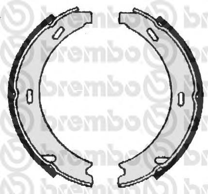 S 50 507 Brembo juego de zapatas de frenos, freno de estacionamiento