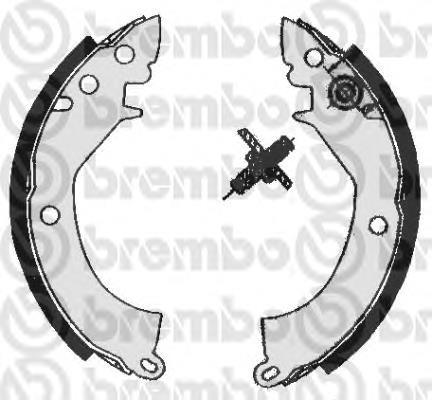 Zapatas de frenos de tambor traseras S54501 Brembo