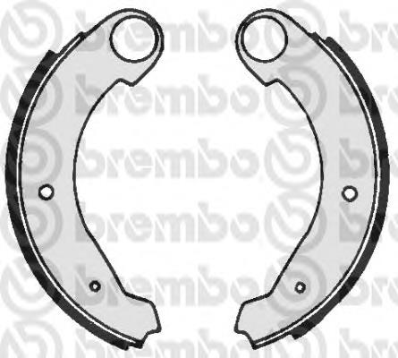 Zapatas de frenos de tambor traseras S61503 Brembo