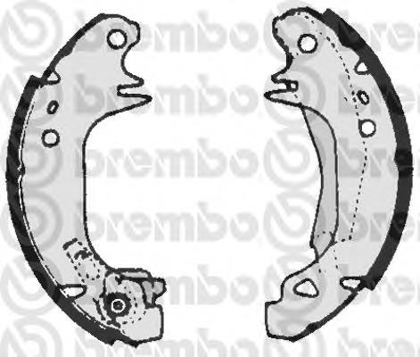 Zapatas de frenos de tambor traseras S61515 Brembo