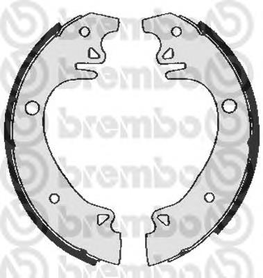 S61509 Brembo zapatas de frenos de tambor traseras