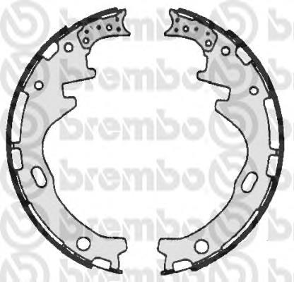 Zapatas de frenos de tambor traseras S56526 Brembo