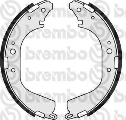 S 56 532 Brembo zapatas de frenos de tambor traseras