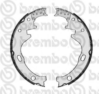 Zapatas de frenos de tambor traseras S56521 Brembo