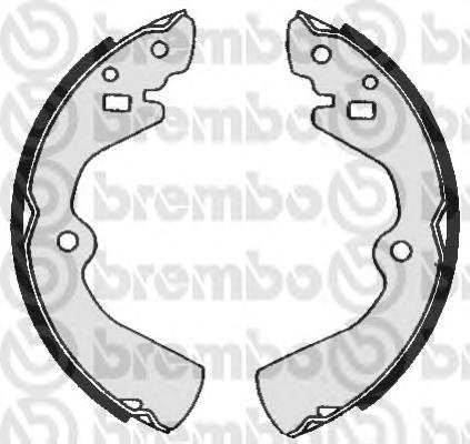 S56516 Brembo zapatas de frenos de tambor traseras