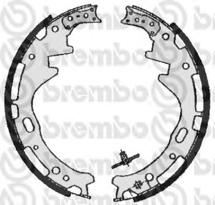 S56522 Brembo zapatas de frenos de tambor traseras