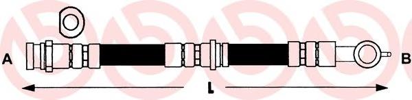 T49003 Brembo latiguillo de freno delantero