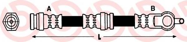 Comprar T49050 Brembo Latiguillos de freno delantero