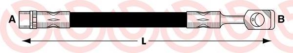 Latiguillos de freno delantero Brembo T59016 precio, desde 14,69 EUR