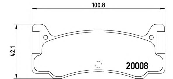 P49005 Brembo pastillas de freno traseras