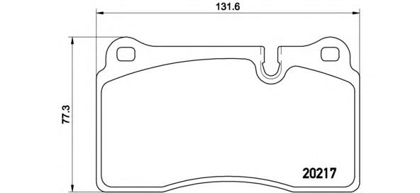 Pastillas de freno delanteras Brembo P44018