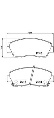 P49014 Brembo pastillas de freno delanteras