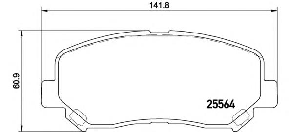 Comprar P49045 Brembo Pastillas delanteras de freno