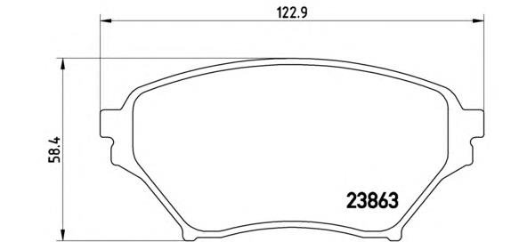 P 49 029 Brembo pastillas de freno delanteras