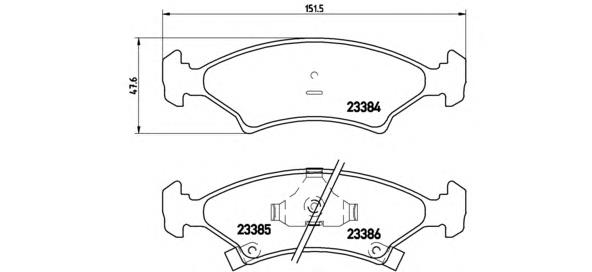Pastillas freno delanteras Brembo P30009 precio, desde 20,94 EUR