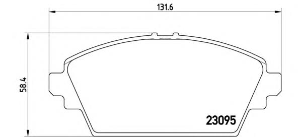 Pastillas de freno delanteras Brembo P56044