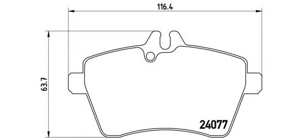 P50056 Brembo pastillas de freno delanteras