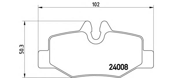 Pastillas de freno traseras P50051 Brembo