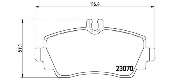 Pastillas de freno P50035 Brembo