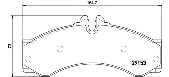 Pastillas de freno delanteras Brembo P50028