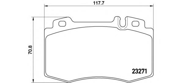 Pastillas de freno P50041 Brembo